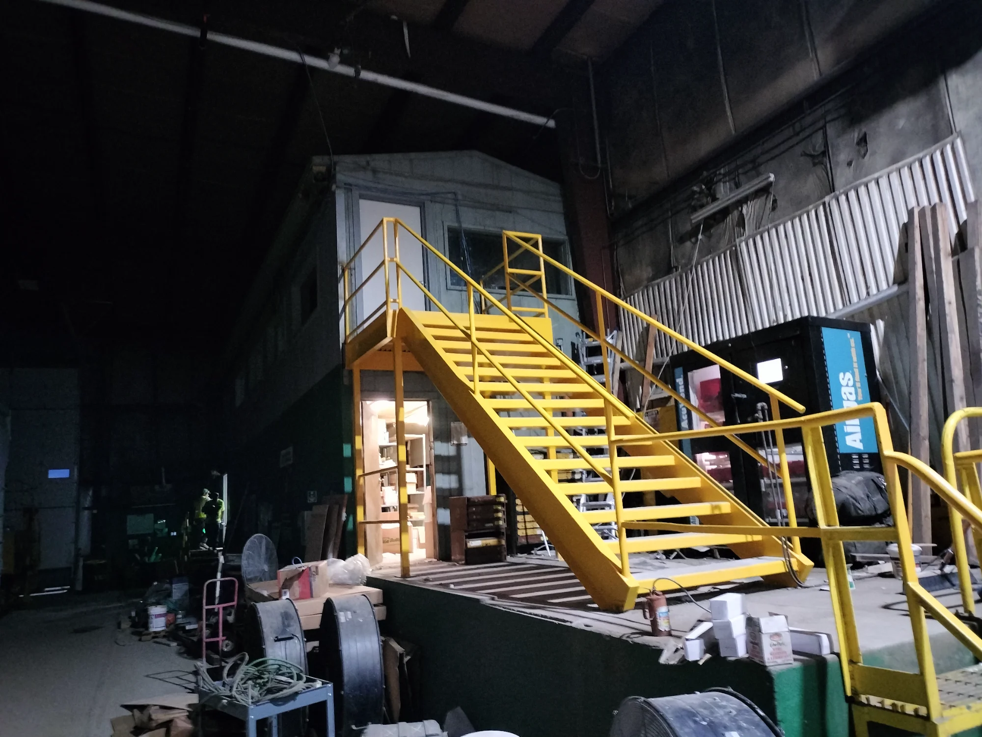 Custom Industrial Steel Staircase